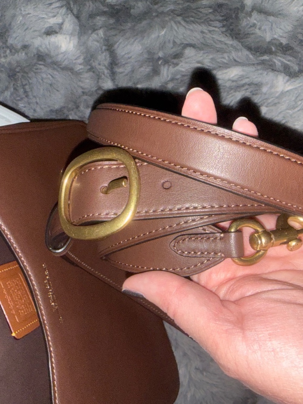 Coach Soft Tabby Shoulder Maple - Picture 7 of 7